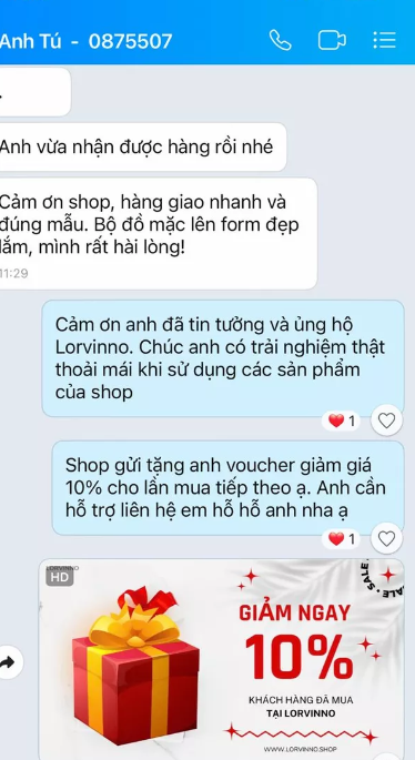 Customer photo